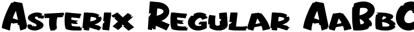 Asterix Regular font