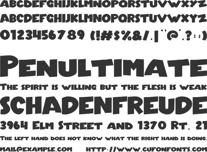 Araside font preview