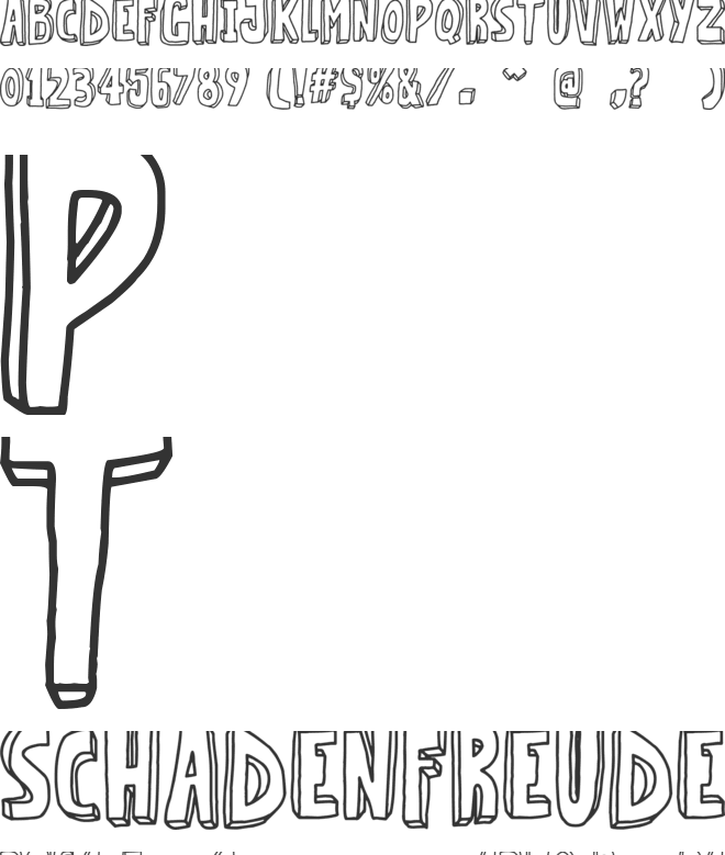 Strange Magic Blank font preview