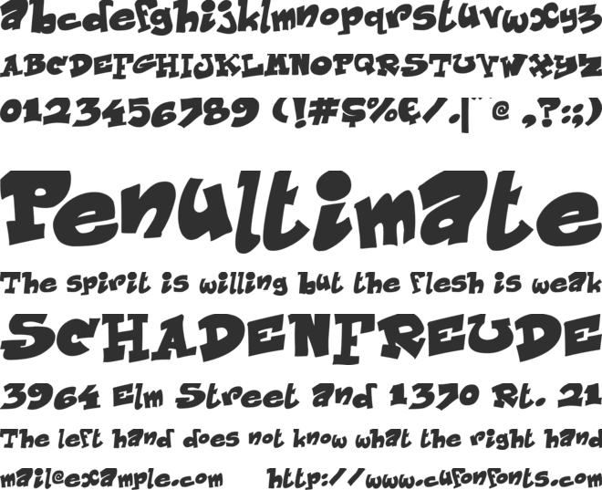 Just Like This font preview