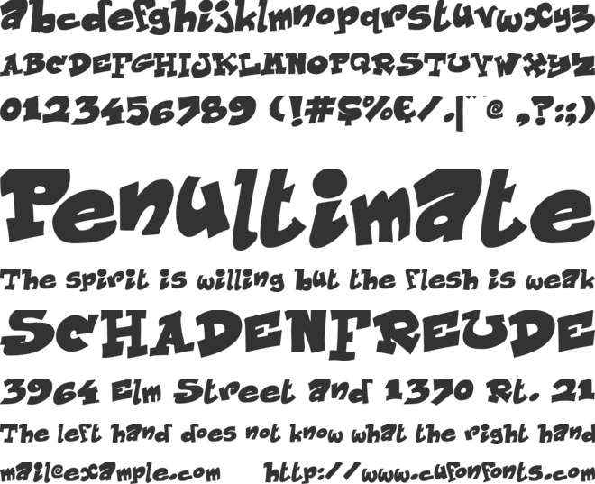 Just Like This font preview