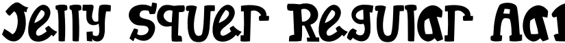 Jelly Squer Regular font