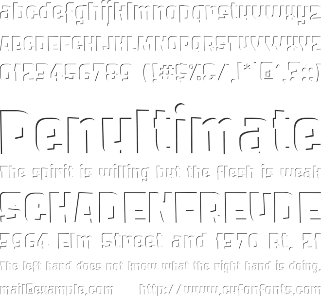 FROS  Inner font preview