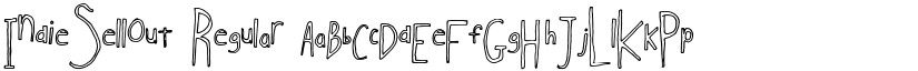 IndieSellout Regular font