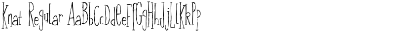 Knat Regular font