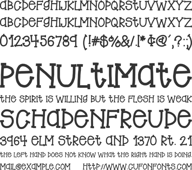 HelloBigBen font preview