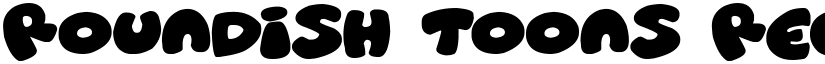 Roundish Toons Regular font