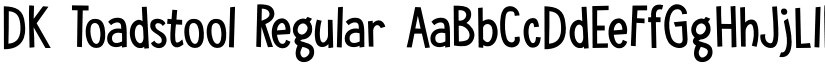 DK Toadstool Regular font