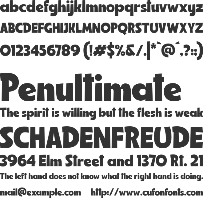 Ariston Comic Demo font preview