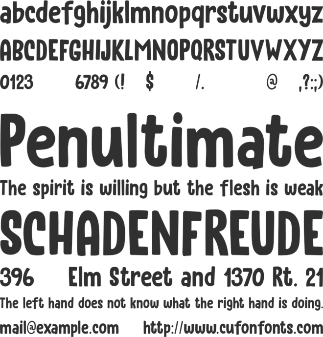 Instant Harmony DEMO font preview