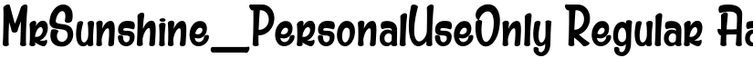MrSunshine_PersonalUseOnly font download
