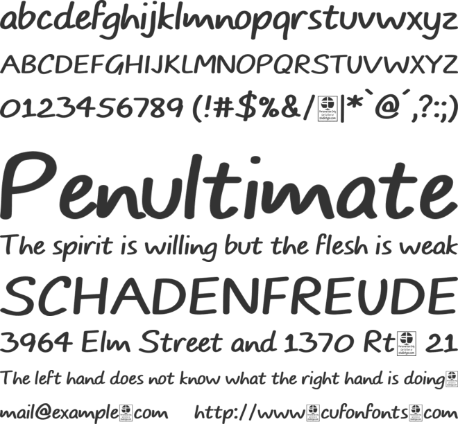 TYPO COMICS  DEMO font preview