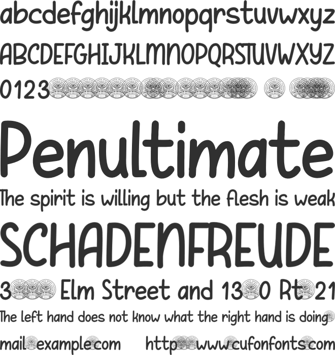 Lovely Crafter Demo Version font preview