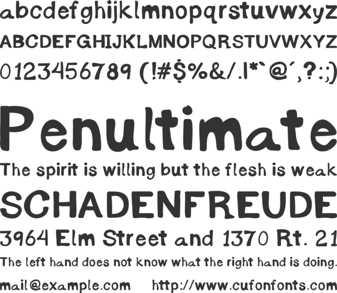 ByronRecCon font preview