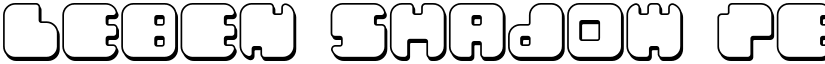 Leben Shadow Regular font