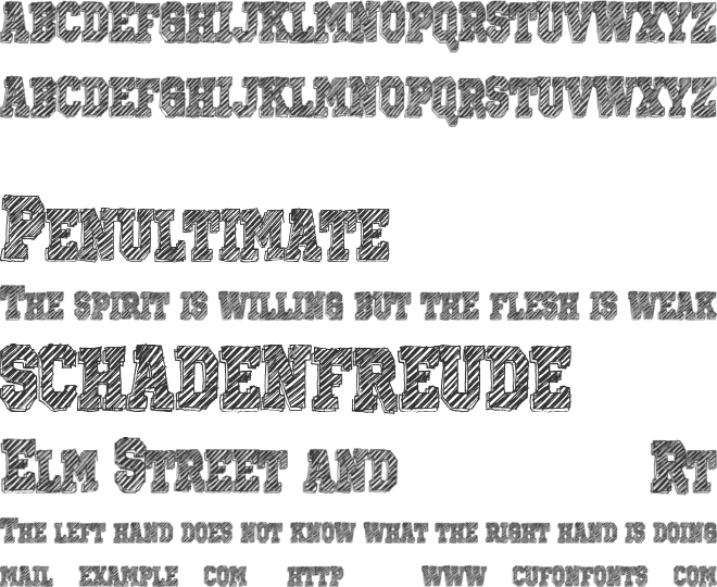 PrizedStudy font preview