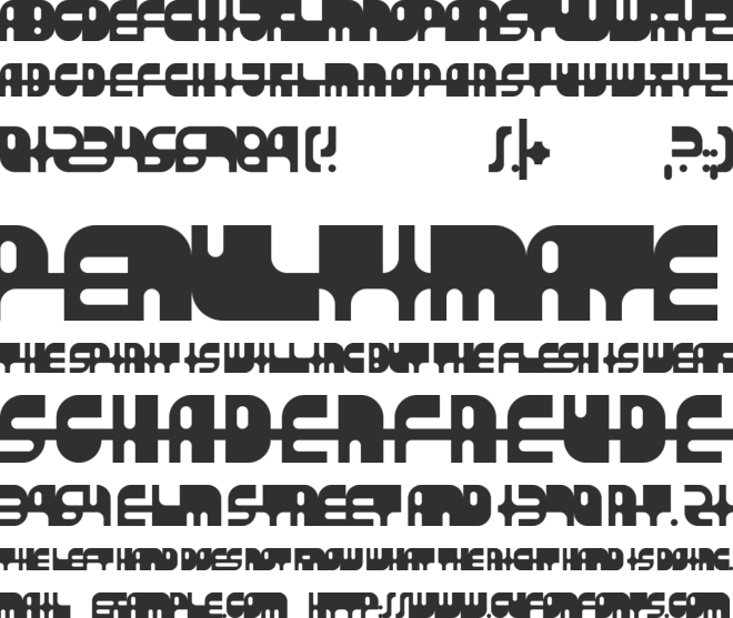 Revidendum font preview