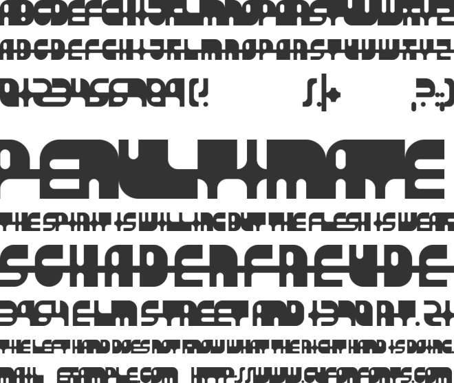 Revidendum font preview