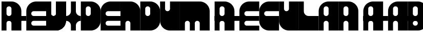 Revidendum Regular font