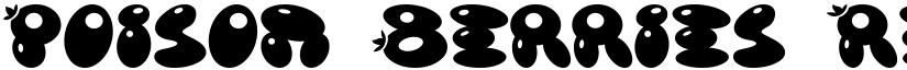 Poison Berries Regular font