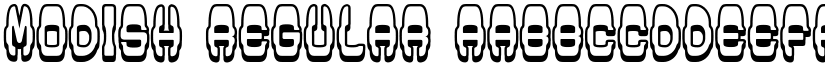 Modish Regular font
