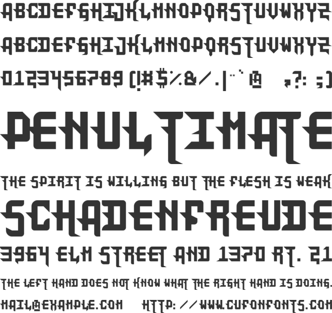 DarkPix font preview