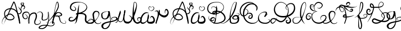 Anyk Regular font