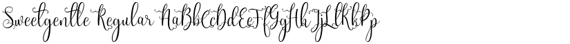 Sweetgentle font download
