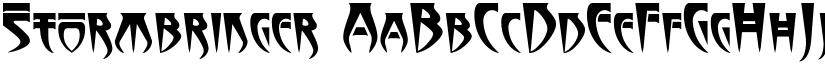 Stormbringer font