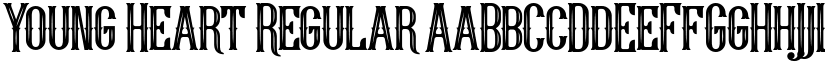 Young Heart Regular font