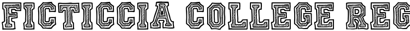 Ficticcia College Regular font