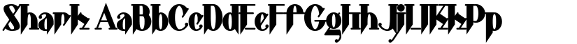 Shark font
