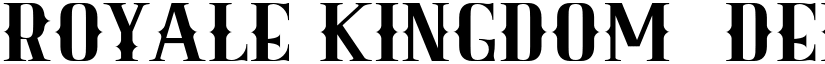 Royale Kingdom  DEMO Regular font