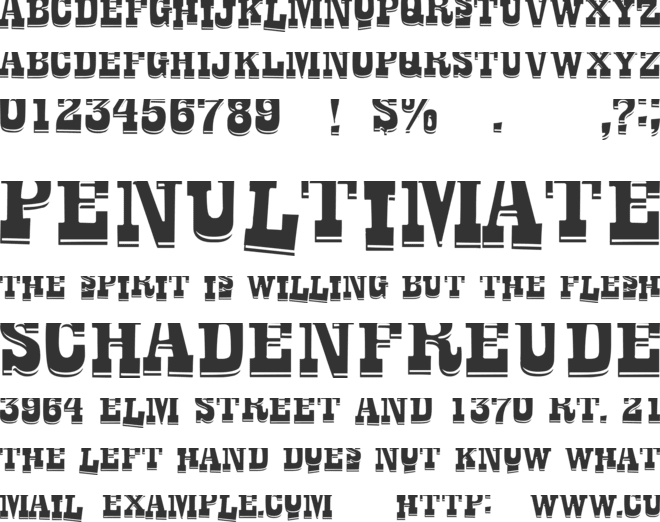 La Tequila Out font preview