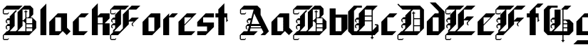 BlackForest font