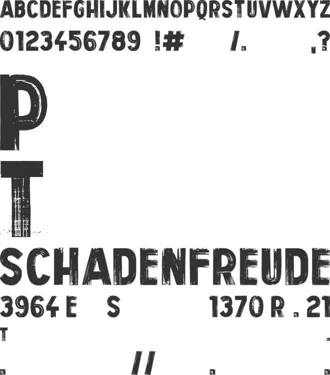 Personal Services font preview