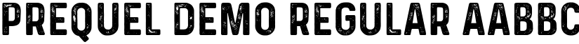 Prequel Demo Regular font