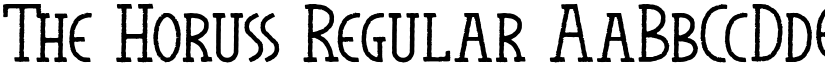 The Horuss font download