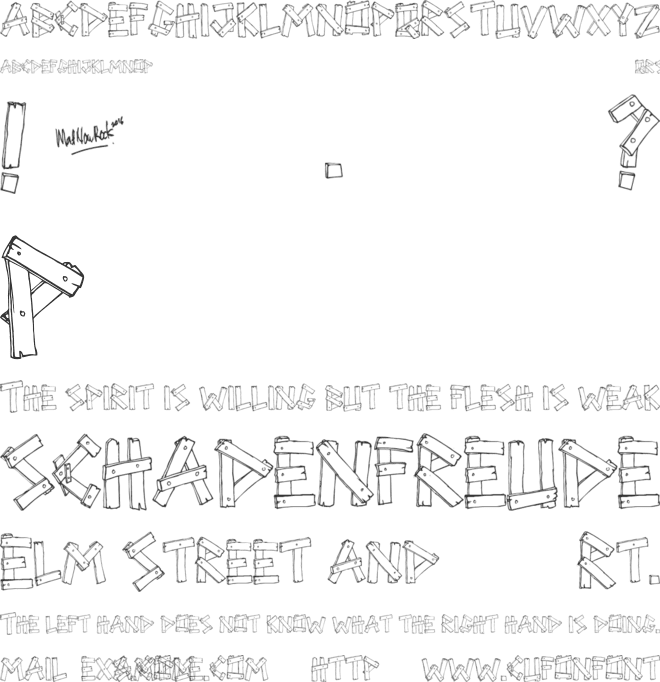 Sri Papan font preview