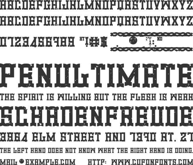 Promotion Blod font preview