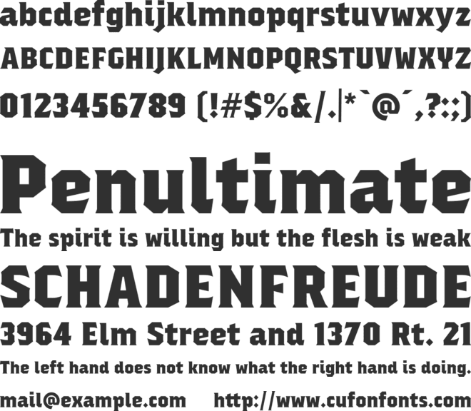 Brothers Circus font preview