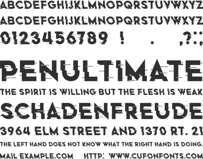 Nectar font preview
