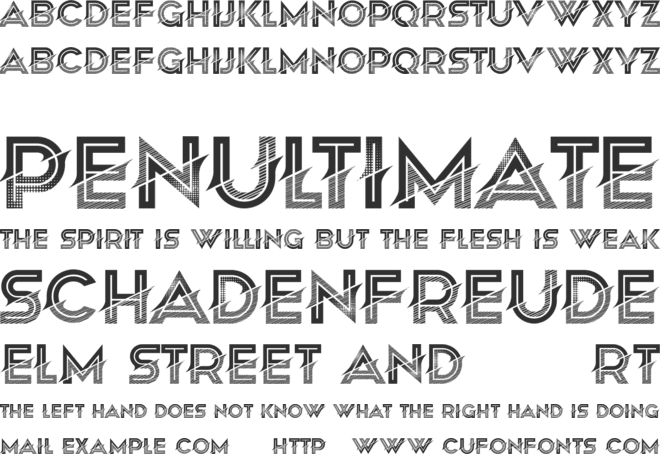 Soppy font preview