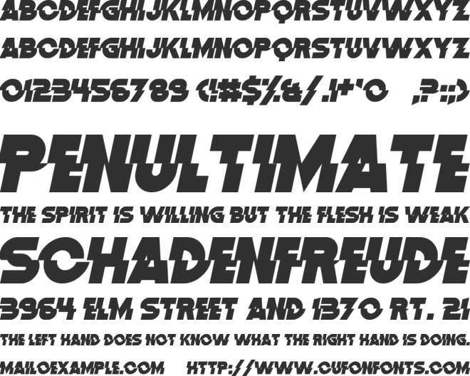 Distortion Dos Analogue font preview