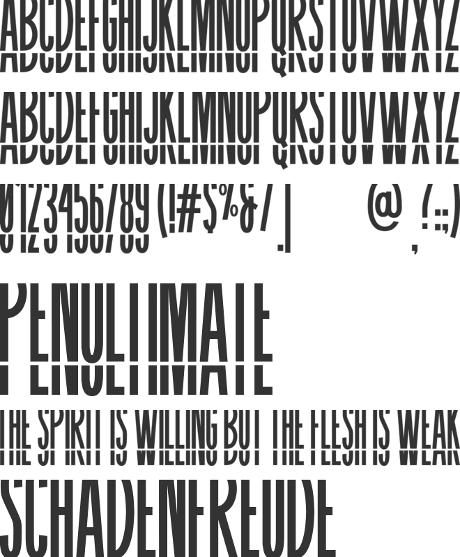 BLASTIMO SANS font preview