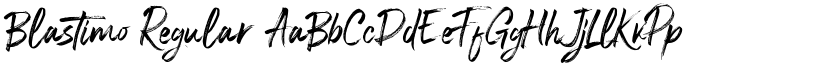 Blastimo Regular font