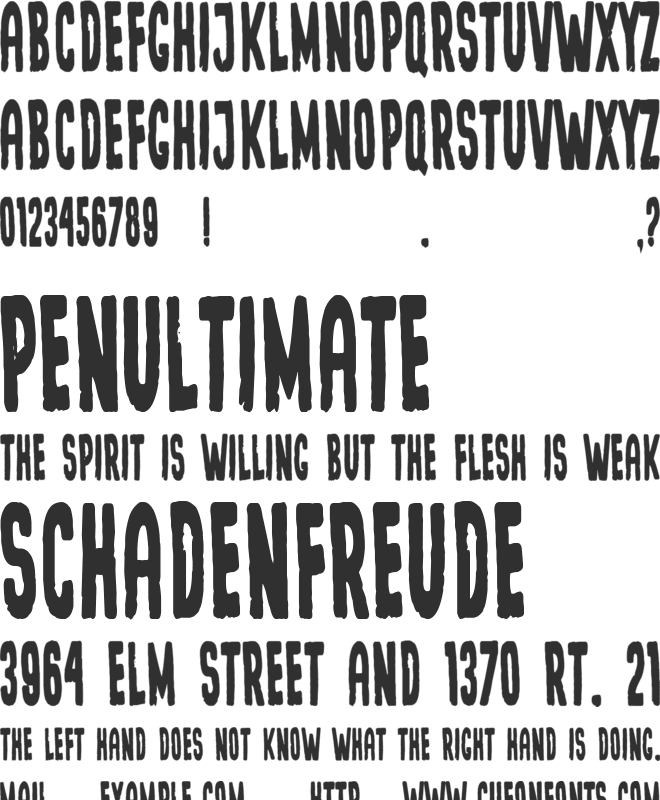 Sovereignty font preview