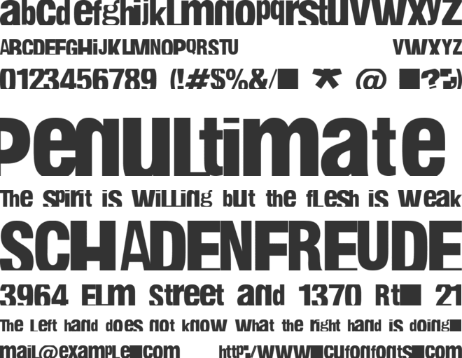 fabianestem font preview