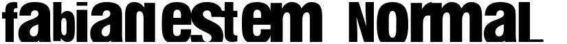 fabianestem Normal font