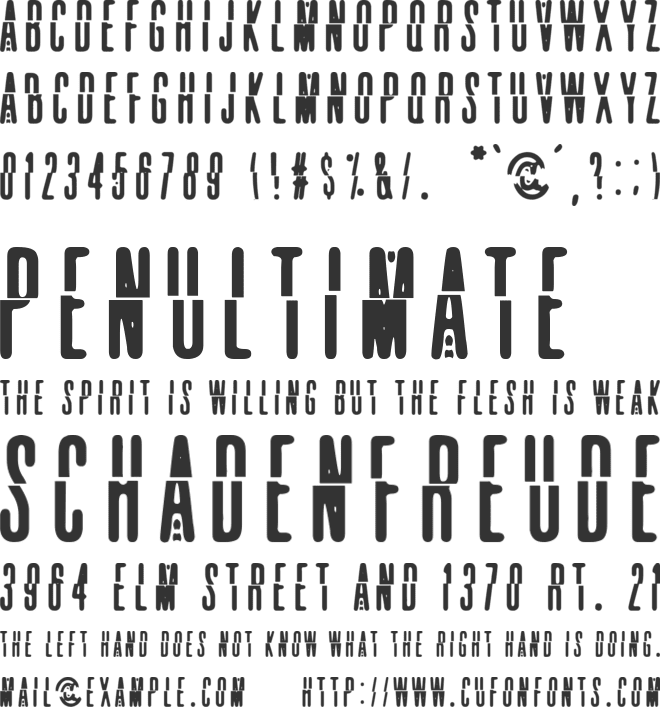 pacific break font preview